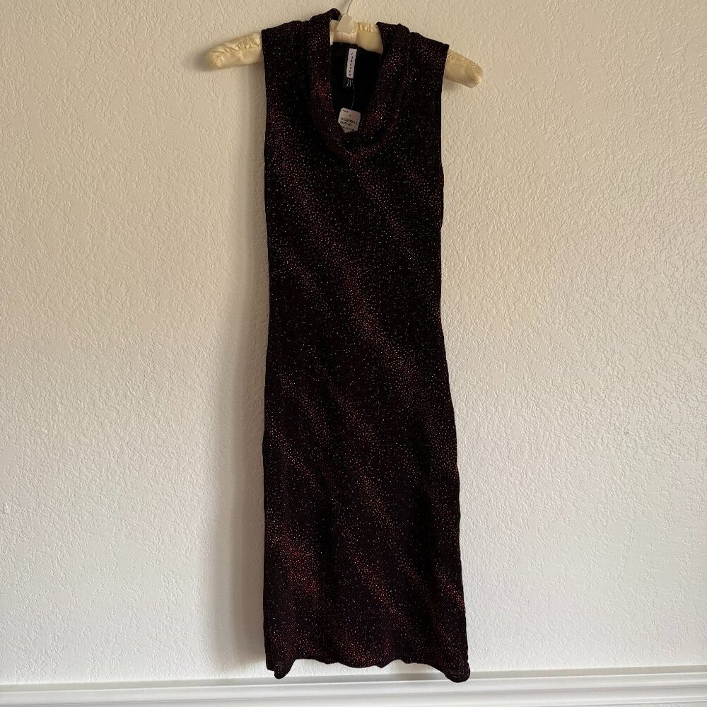NWT Forever 21 sleeveless cowl-neck dress size M
